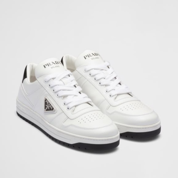 Women’s Prada downtown perforated leather sneakers 37 - Picture 1 of 6